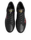 Dolce & Gabbana Schwarze Street Life Low Top Herren-Sneaker
