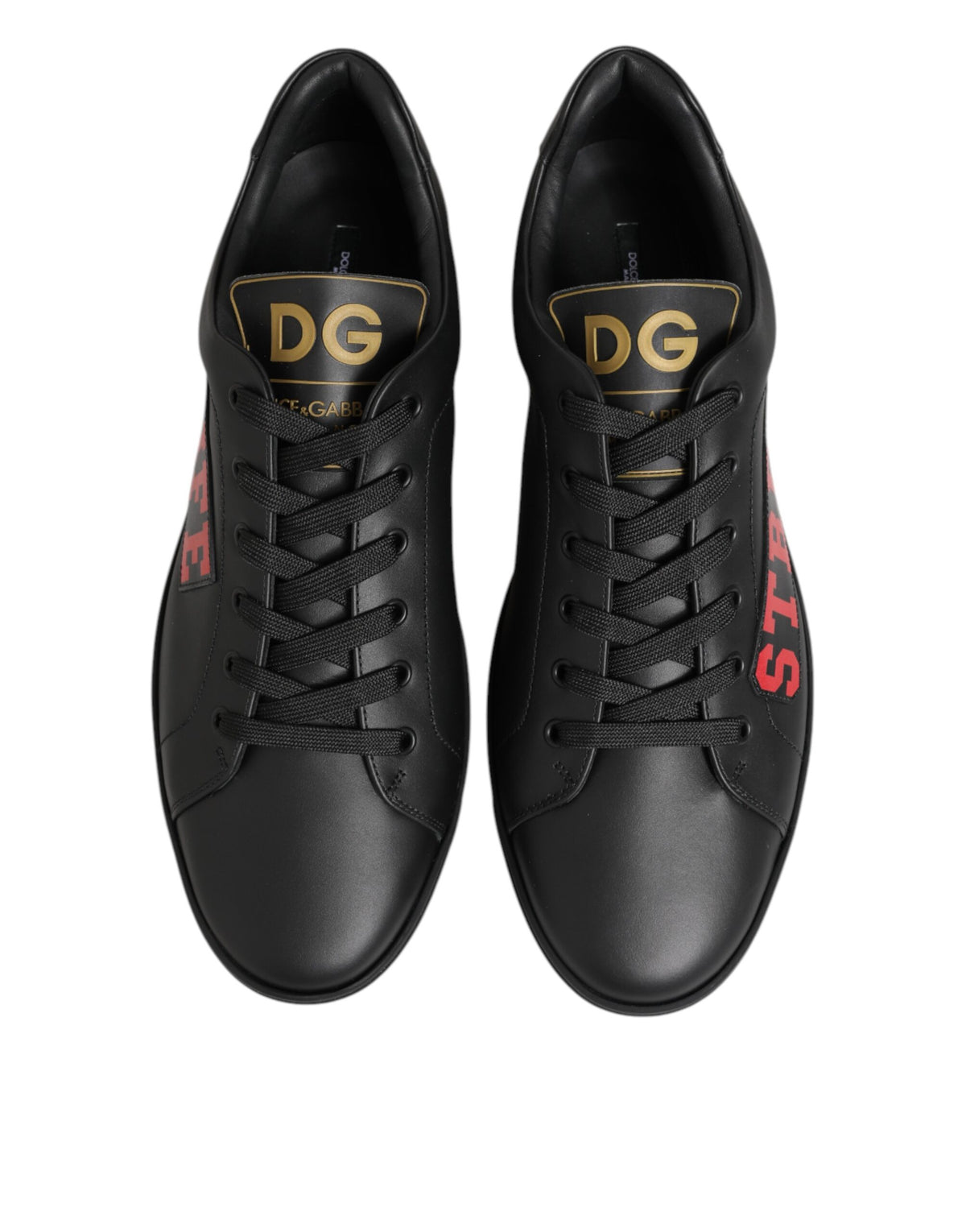 Dolce & Gabbana Black Street Life Low Top Men's Sneakers Shoes