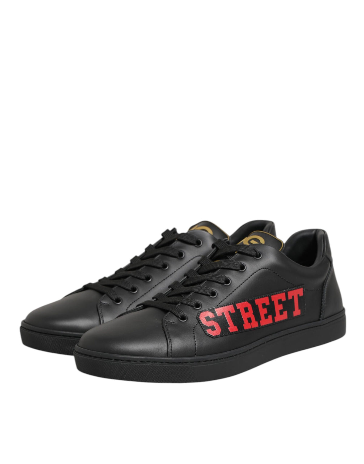 Dolce & Gabbana Black Street Life Low Top Men's Sneakers Shoes