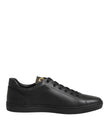 Dolce & Gabbana Schwarze Street Life Low Top Herren-Sneaker