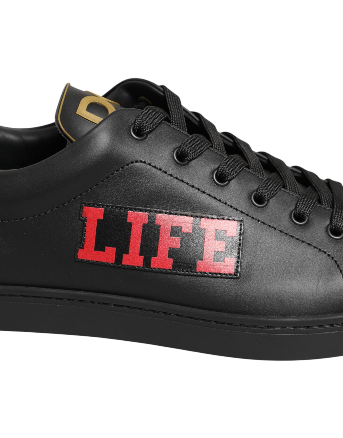 Dolce & Gabbana Black Street Life Low Top Men's Sneakers Shoes