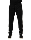 Dolce & Gabbana Schwarze Baumwoll-Jogginghose