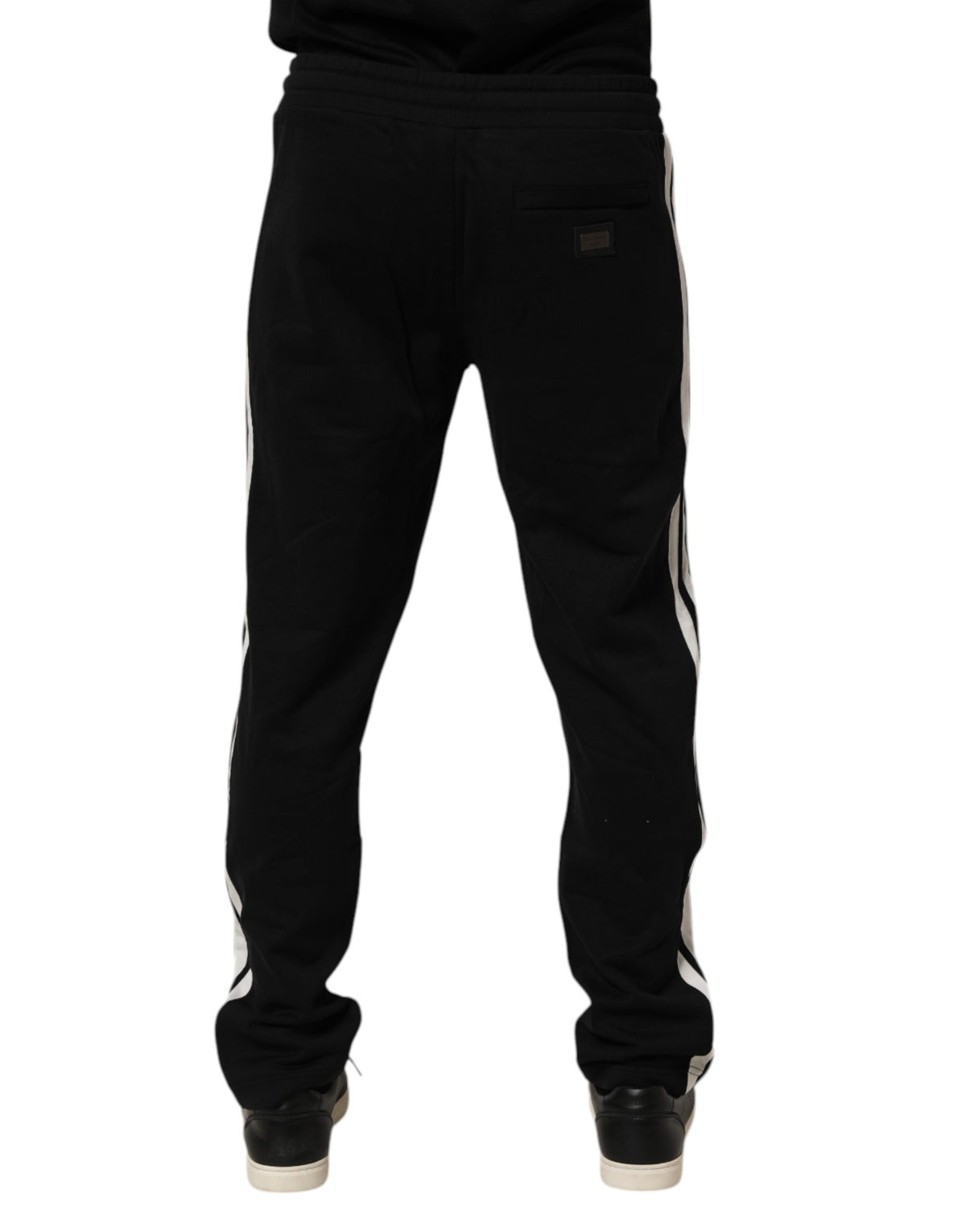 Dolce & Gabbana Black Cotton Jogger Sweatpants Trousers