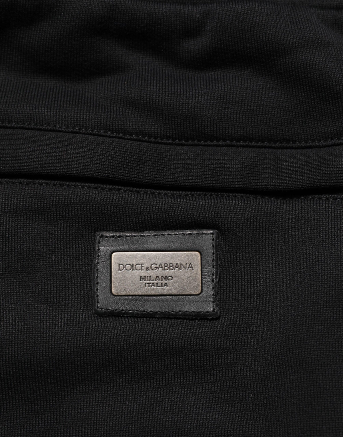Dolce & Gabbana Black Cotton Jogger Sweatpants Trousers