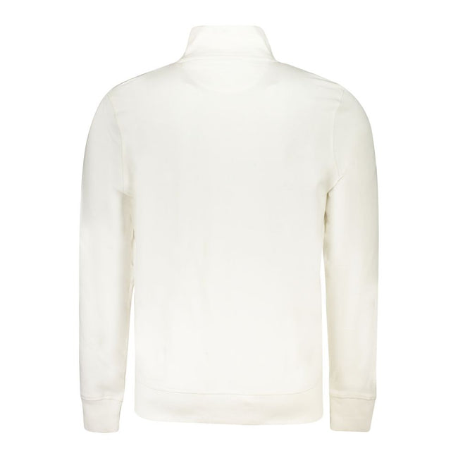 North Sails Weißes Herren-Sweatshirt aus Baumwolle