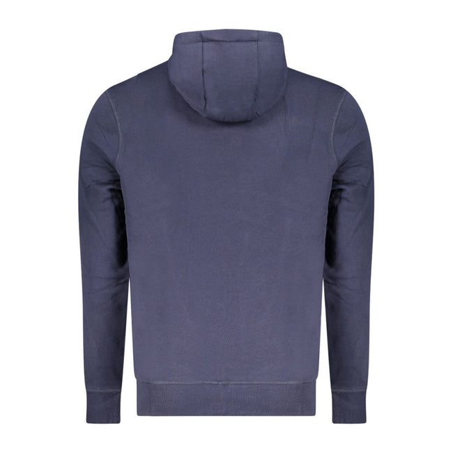 North Sails Blaues Herren-Kapuzensweatshirt aus Baumwolle