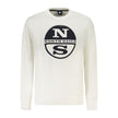 North Sails Weißes Herren-Sweatshirt aus Baumwolle