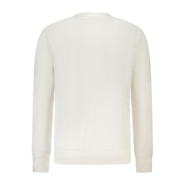 North Sails Weißes Herren-Sweatshirt aus Baumwolle
