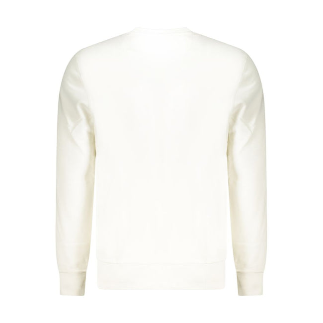 North Sails Weißes Herren-Sweatshirt aus Baumwolle