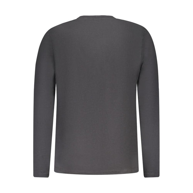North Sails Schwarzes Baumwoll-T-Shirt für Herren