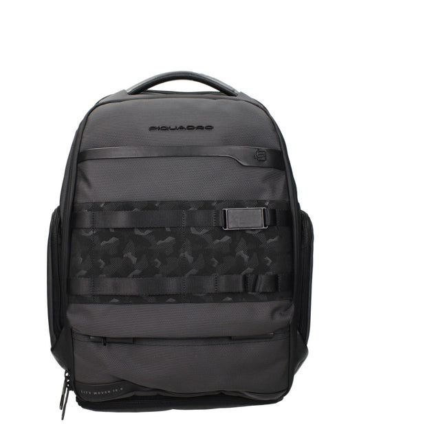 Piquadro Rucksack aus grauem Stoff