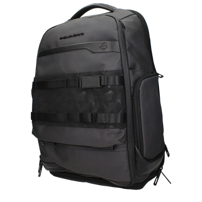 Piquadro Rucksack aus grauem Stoff