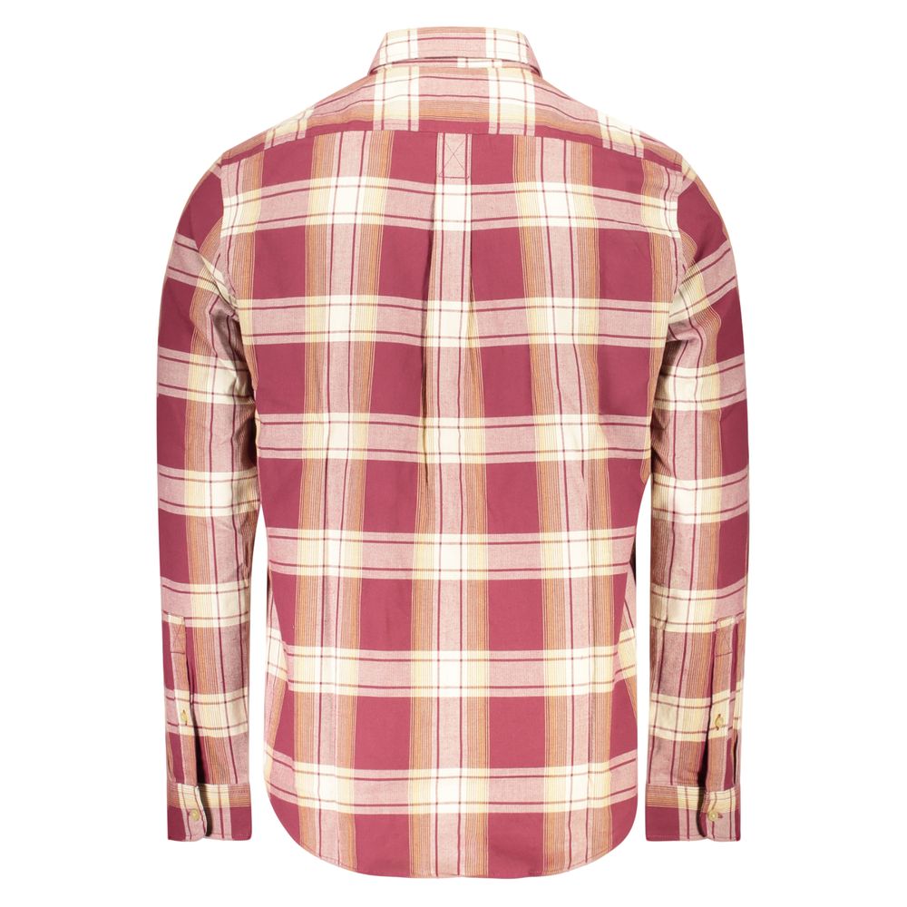 Men's Timberland Red Cotton Shirt