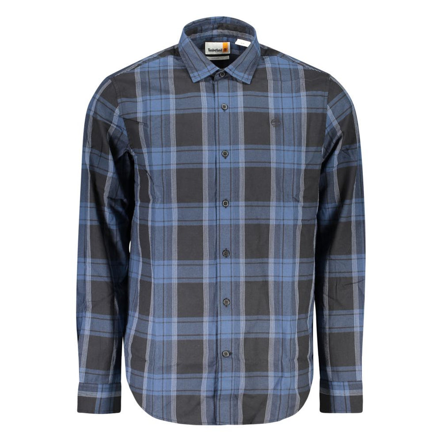 Men's Timberland shirt in blue cotton