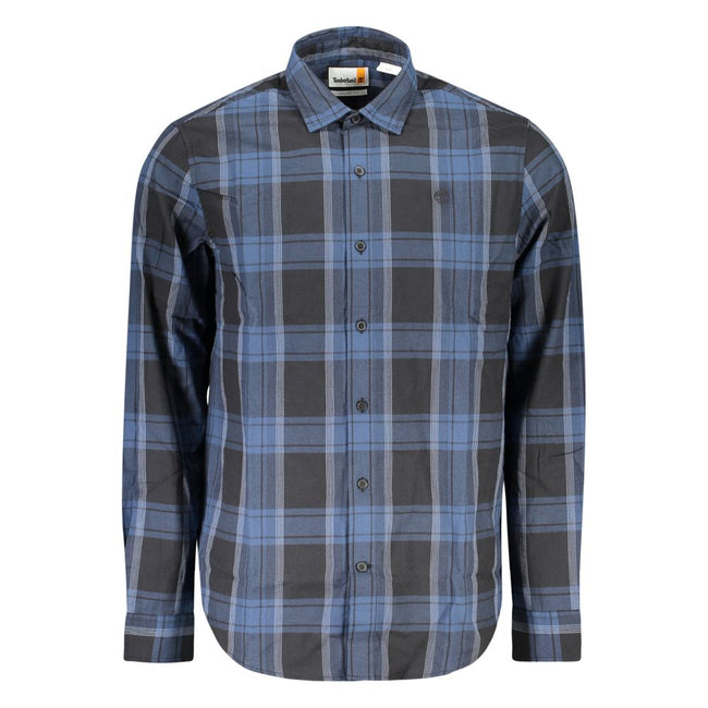 Timberland Herrenhemd aus blauer Baumwolle