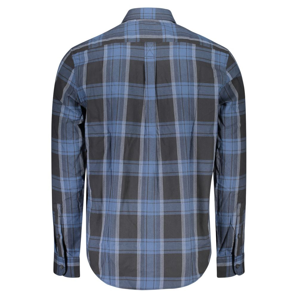 Men's Timberland shirt in blue cotton