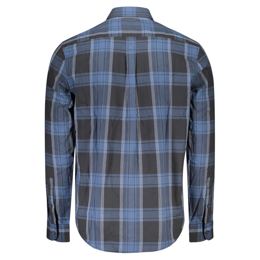 Men's Timberland shirt in blue cotton