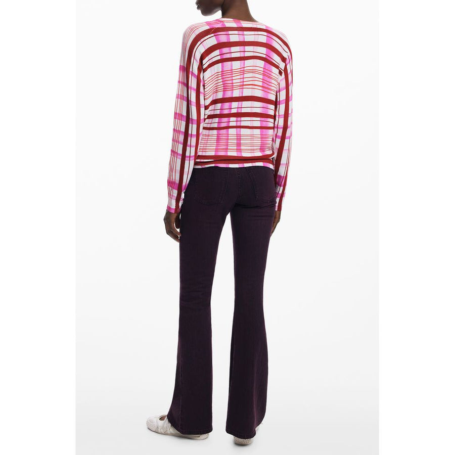 Desigual Pink Viscose Women's Sweater