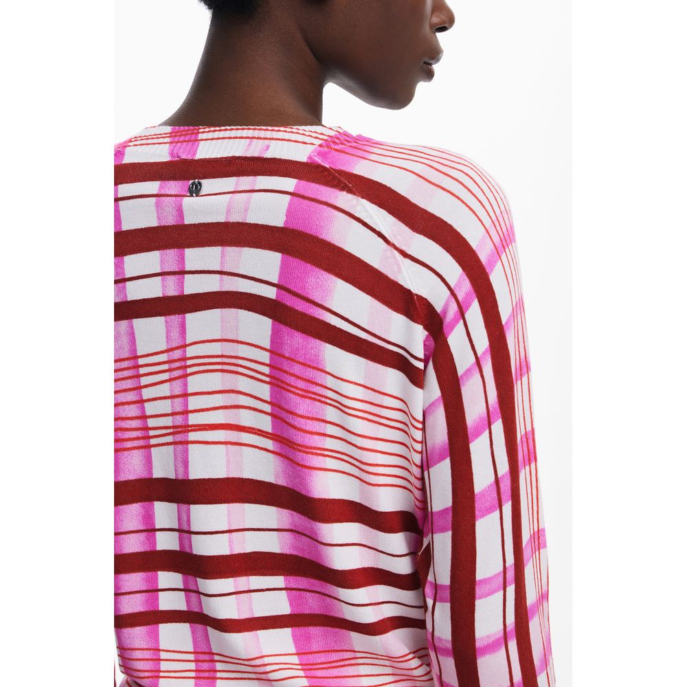 Desigual Rosa Viskose Damen Pullover