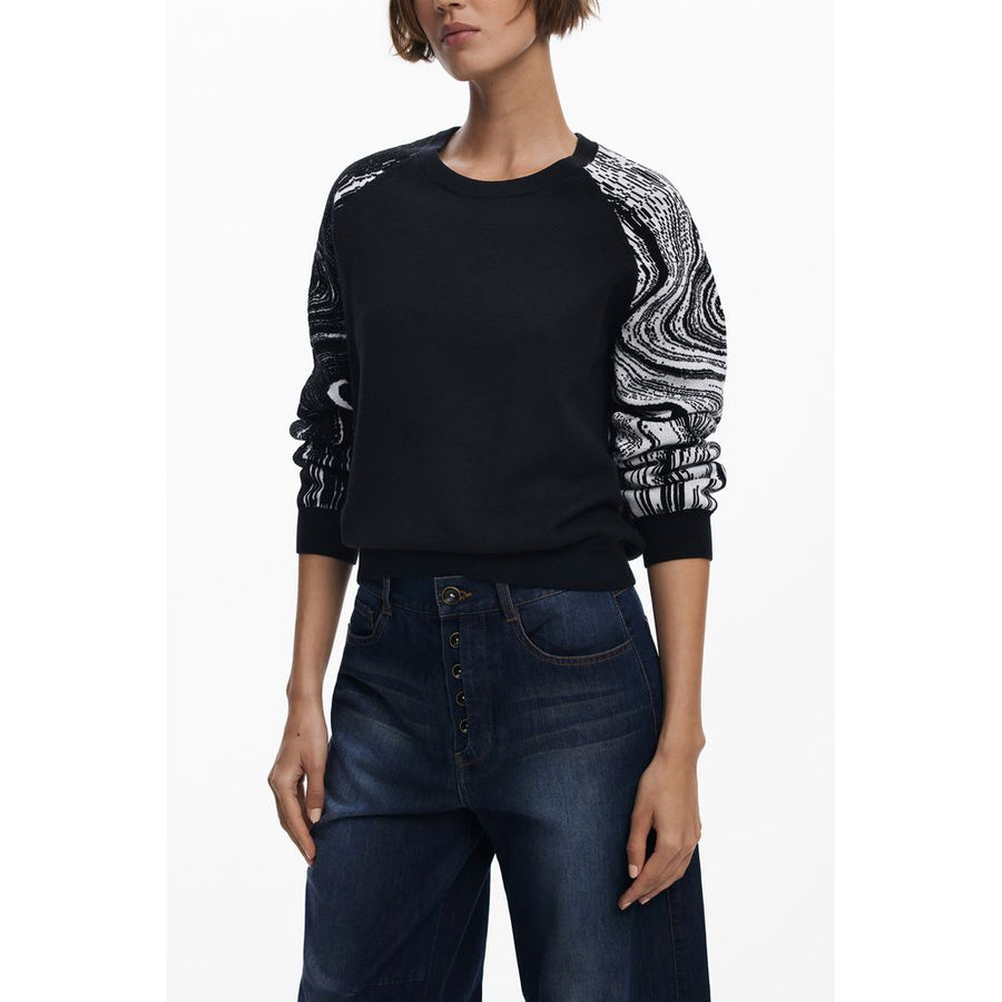 Desigual Women's Black Polyester Pullover