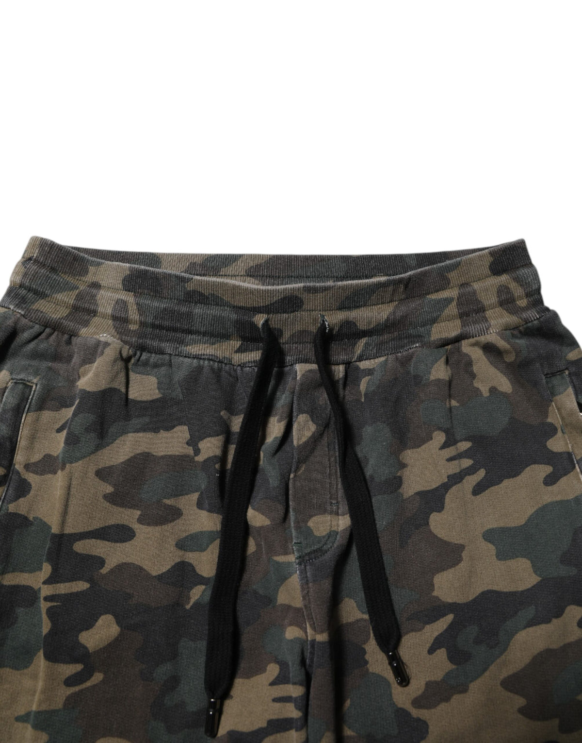 Dolce & Gabbana Multicolor Camouflage Cotton Men's Jogger Pants