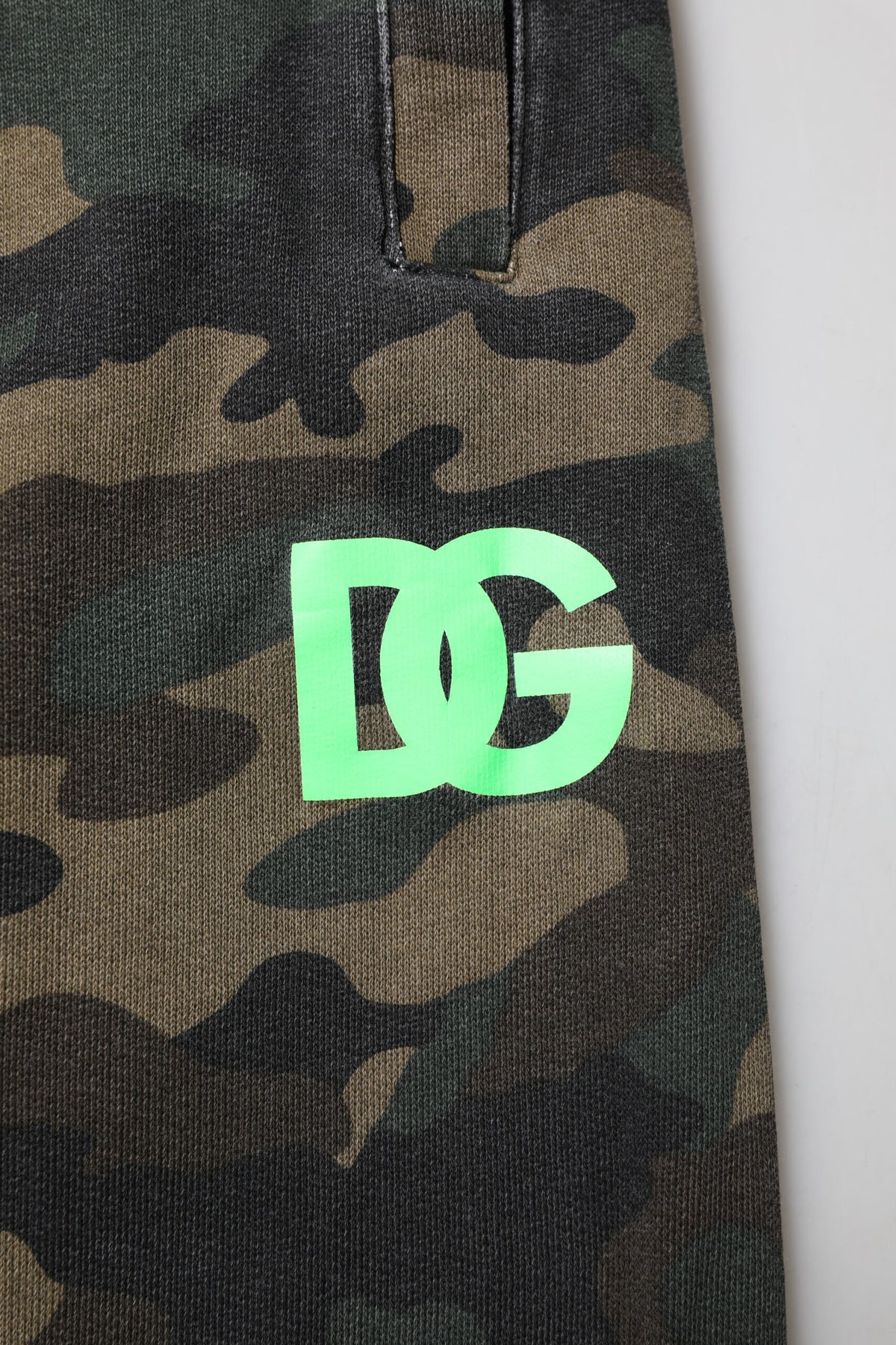 Dolce & Gabbana Multicolor Camouflage Cotton Men's Jogger Pants