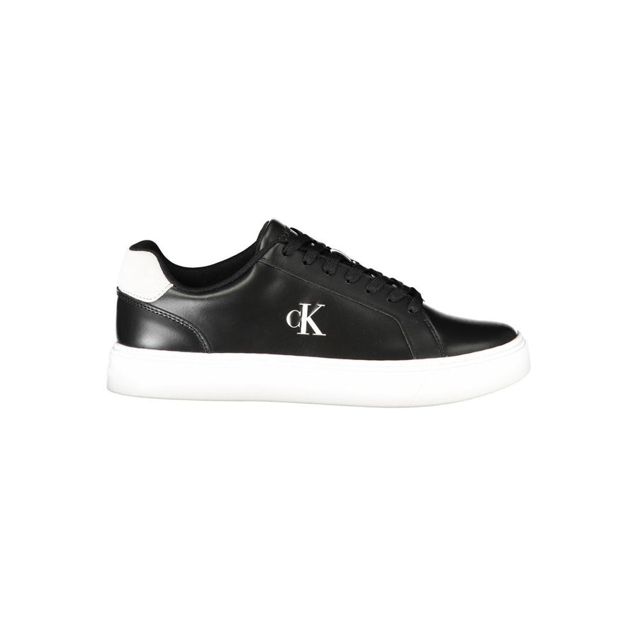 Calvin Klein Men's Black Polyurethane Sneakers