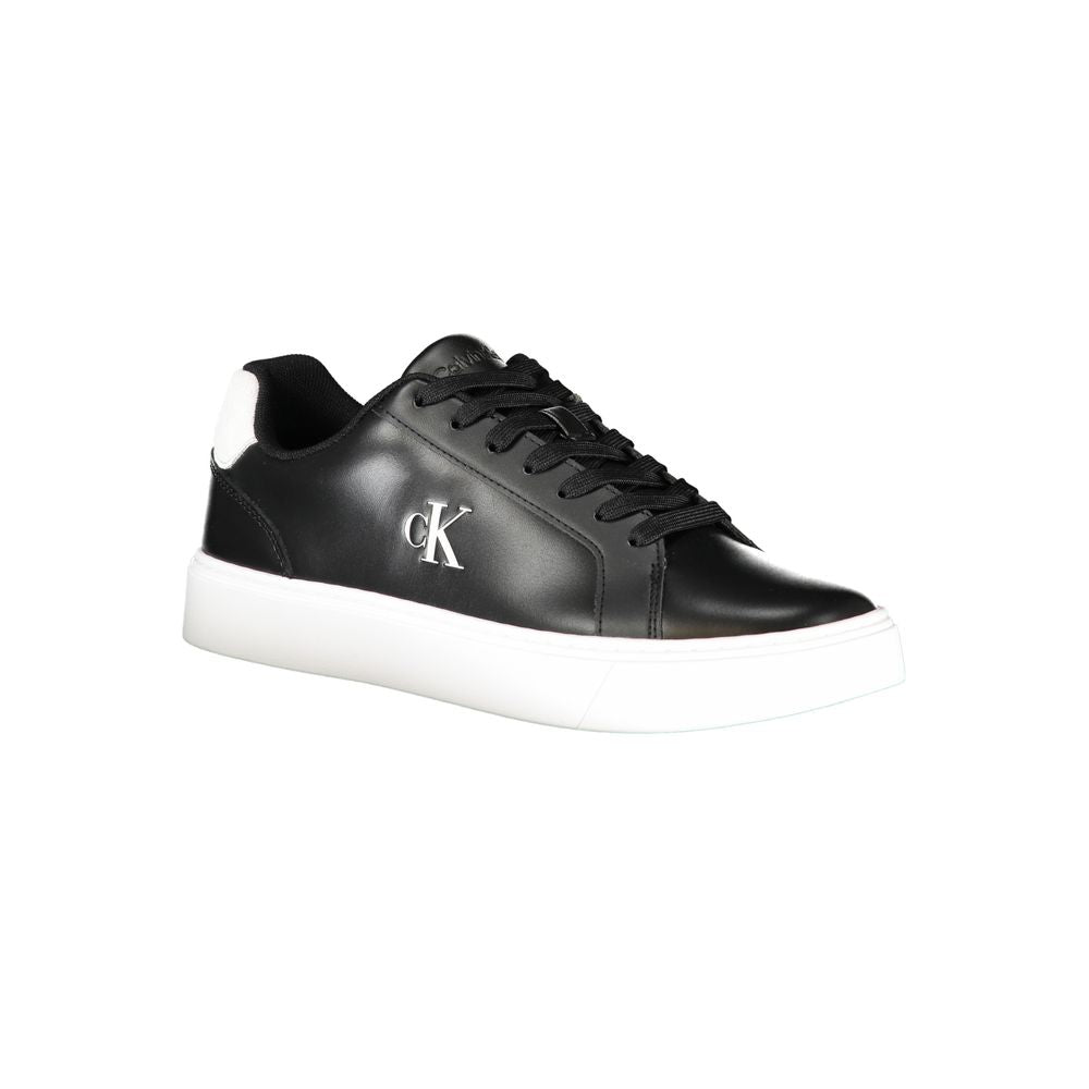Calvin Klein Men's Black Polyurethane Sneakers