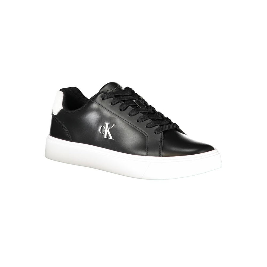 Calvin Klein Men's Black Polyurethane Sneakers