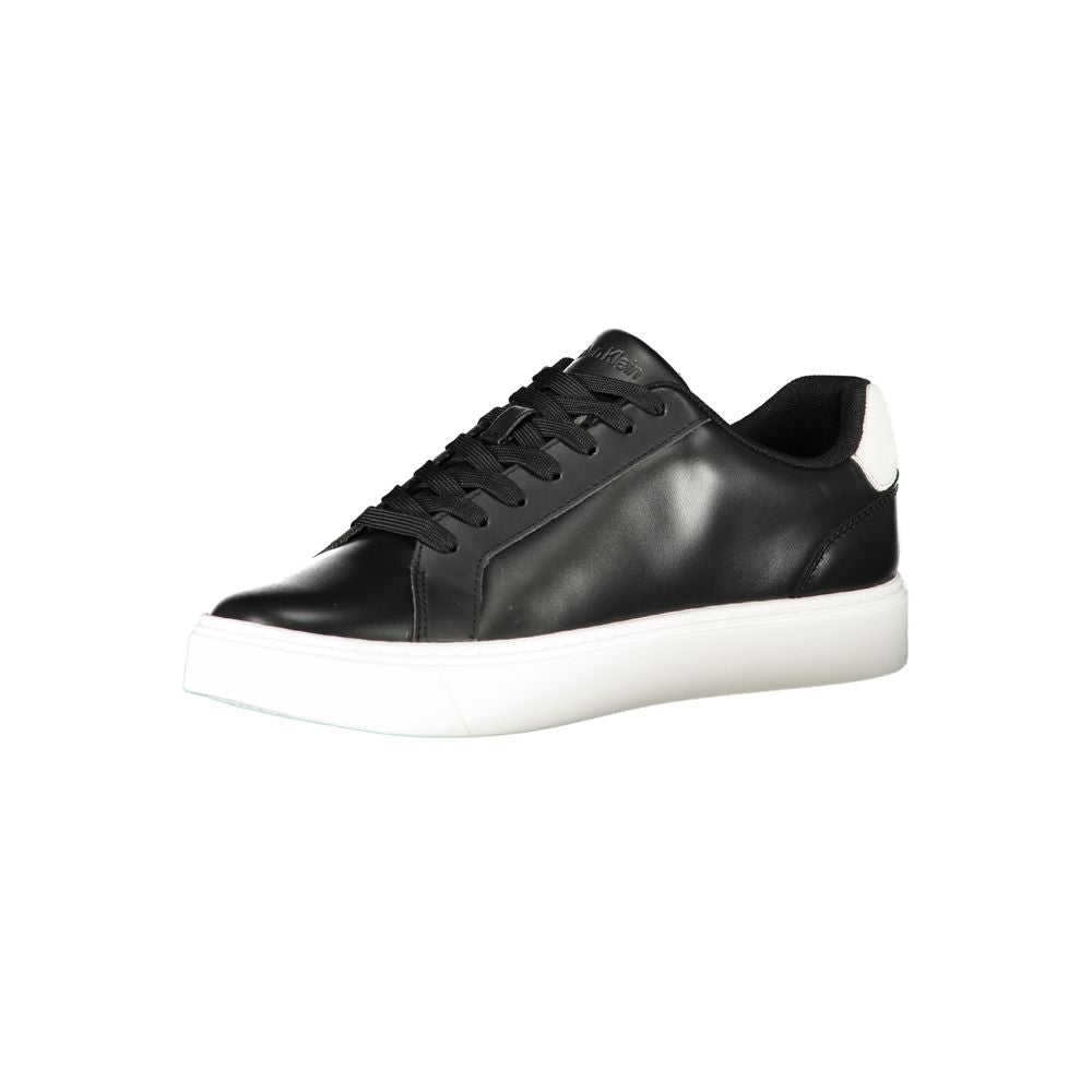 Calvin Klein Men's Black Polyurethane Sneakers