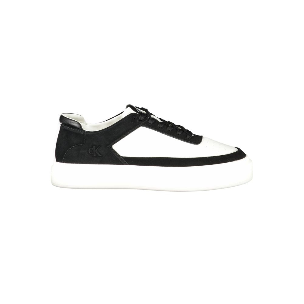 Calvin Klein White Polyurethane Men's Sneaker