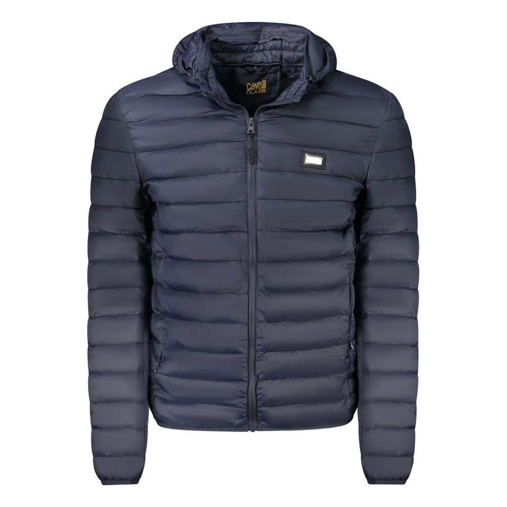 Cavalli Class Blue Polyester Men's Jacket
