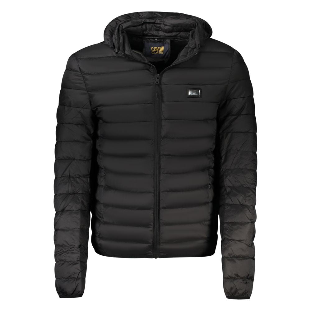 Cavalli Class Men's Black Polyester Jacket
