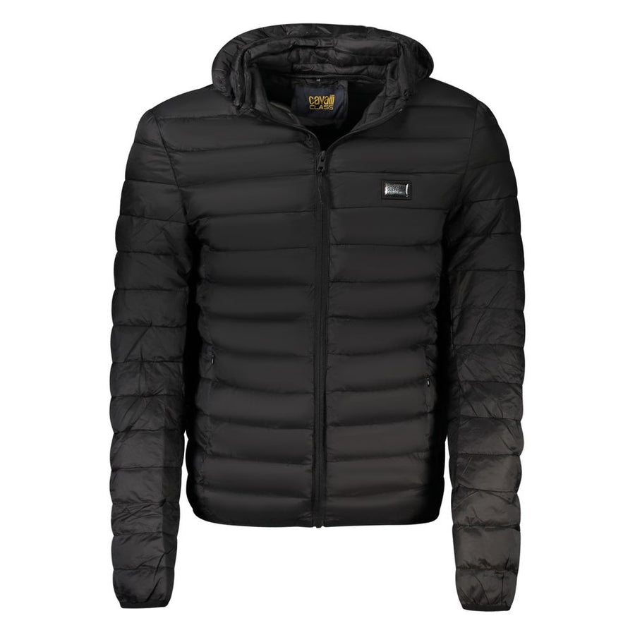 Cavalli Class Men's Black Polyester Jacket