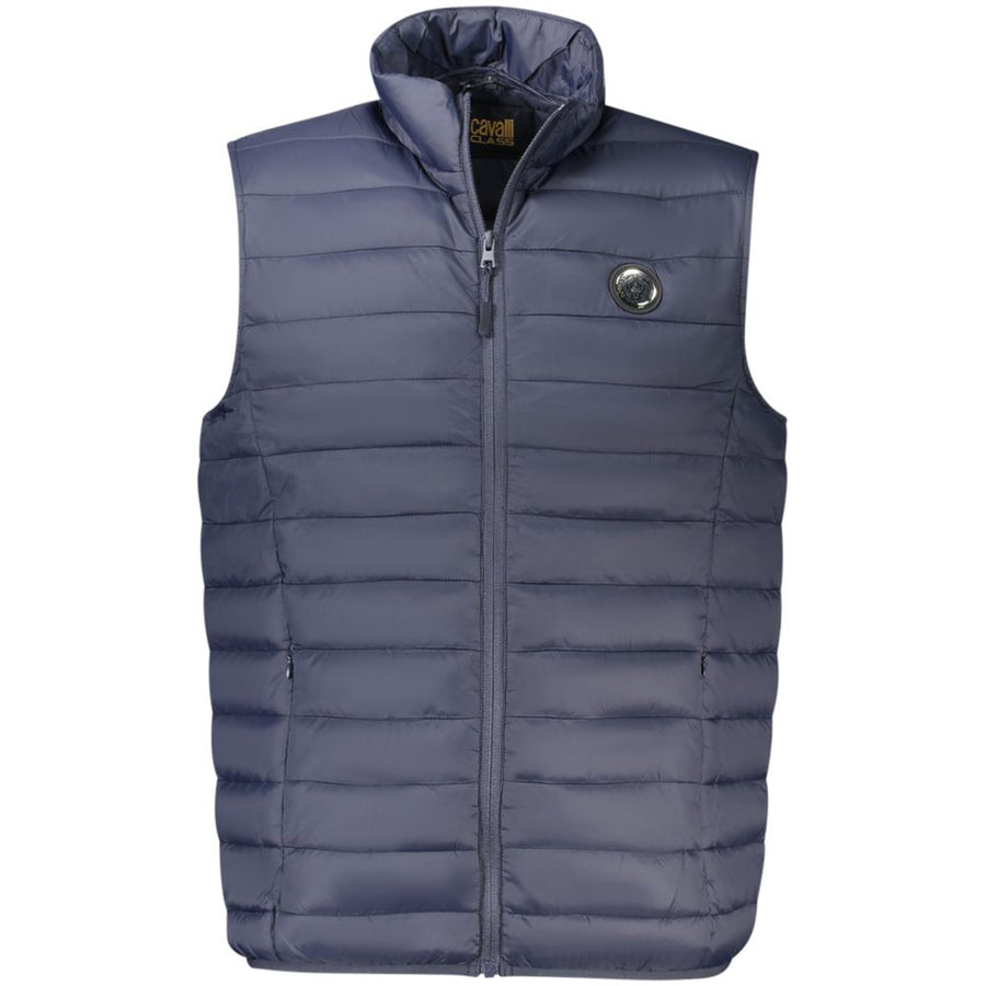 Cavalli Class Blue Polyester Men's Jacket