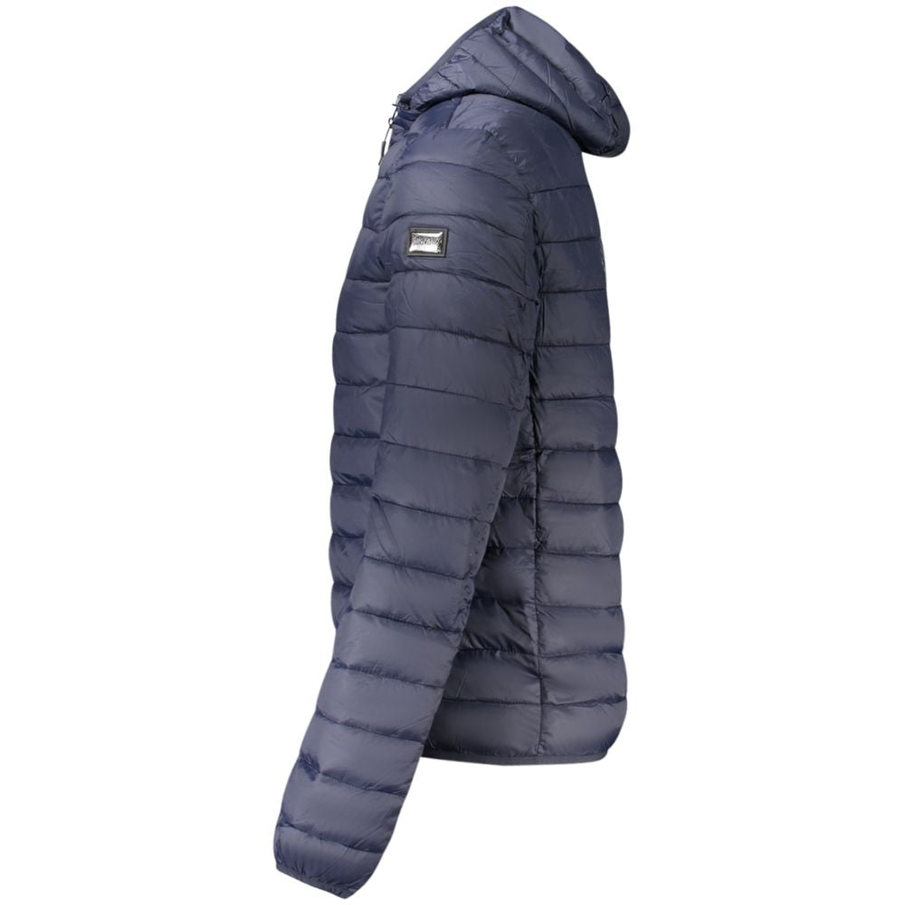 Cavalli Class Blu Polyester Herrenjacke