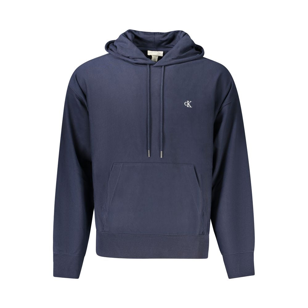 Calvin Klein Men's Blue Cotton Hoodie