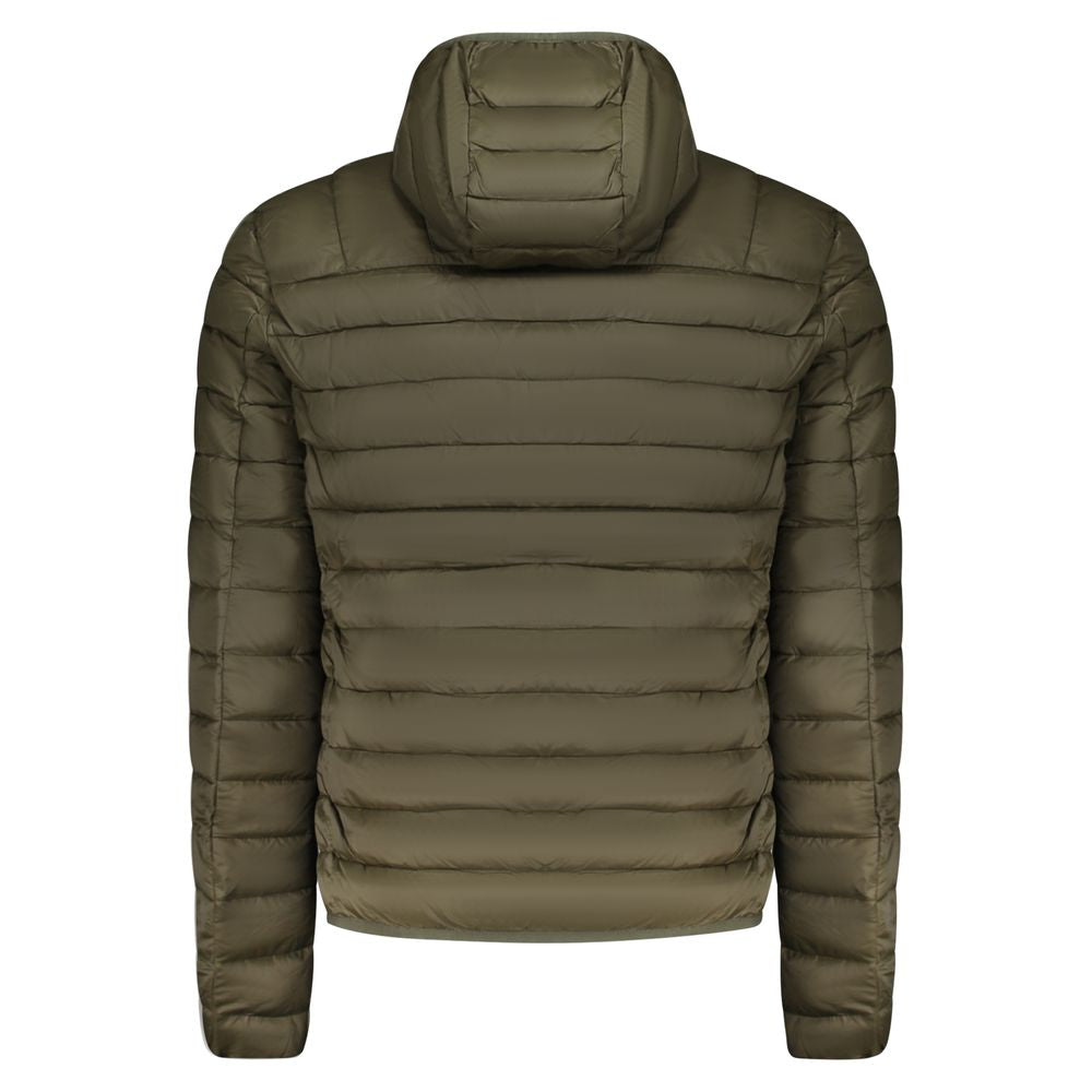 Cavalli Class Green Polyester Parka