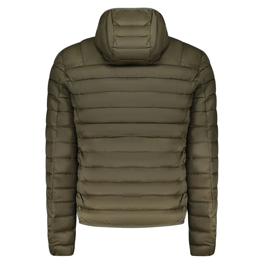 Cavalli Class Green Polyester Parka