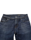 Dolce & Gabbana Herren Skinny-Fit-Jeans aus Stretch-Baumwolle in Blau
