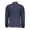Gianmarco Venturi Blauer Herren-Sweatshirt aus Polyester