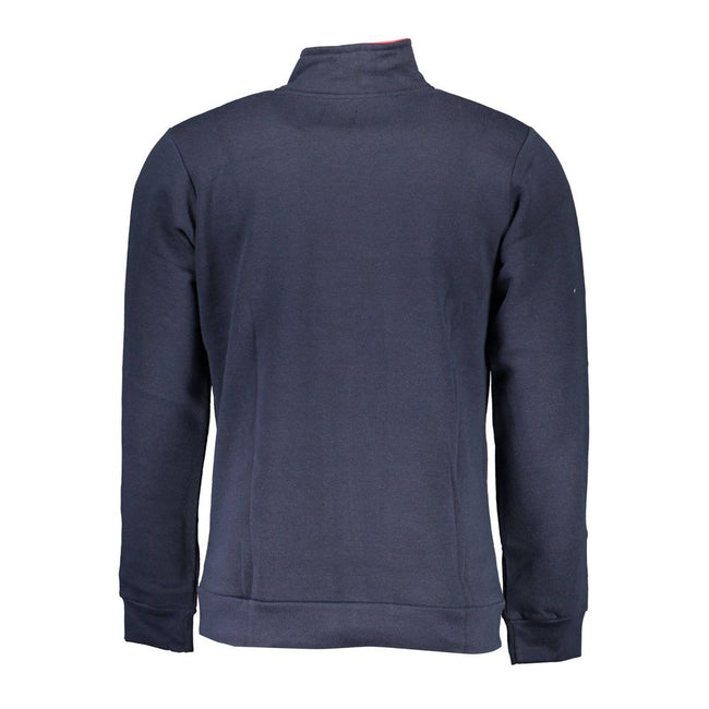 Gianmarco Venturi Blauer Herren-Sweatshirt aus Polyester