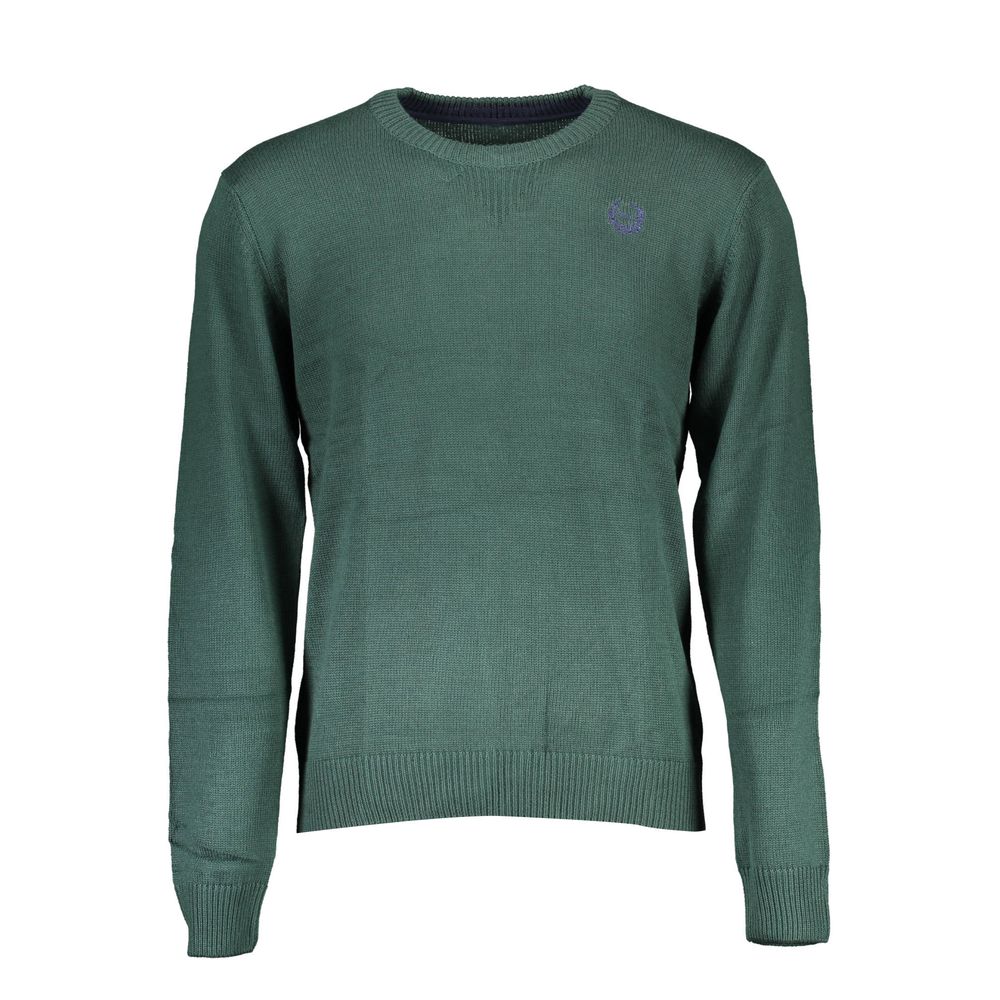 Gianmarco Venturi Men's Green Cotton Sweater