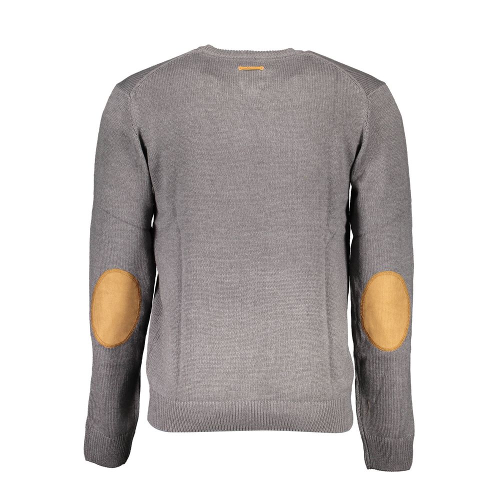 Gianmarco Venturi Men's Grey Cotton Sweater