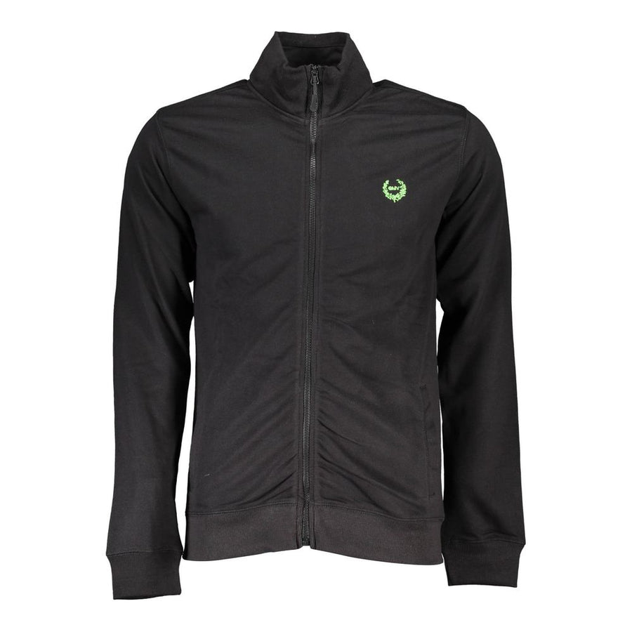 Gianmarco Venturi Schwarzer Baumwoll-Sweatshirt