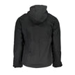 Gianmarco Venturi Schwarze Herrenjacke aus Polyester