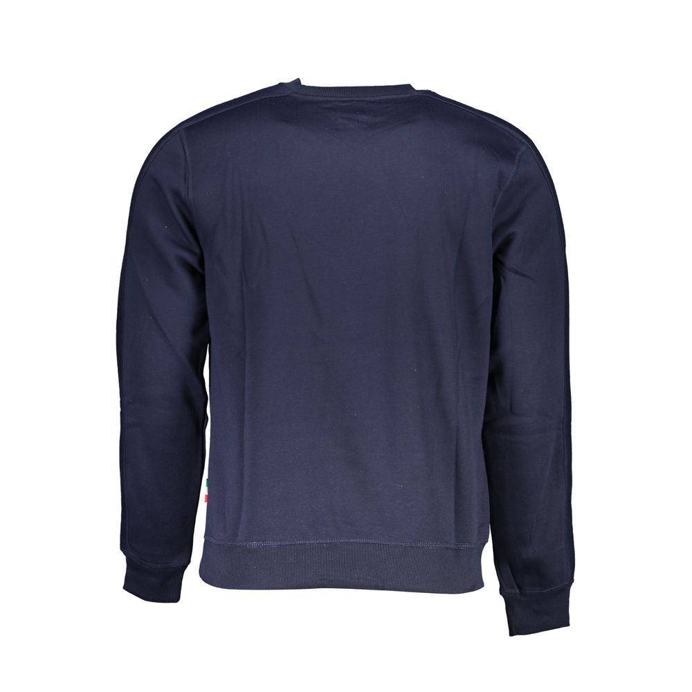 Gianmarco Venturi Blaues Herren-Sweatshirt aus Polyester