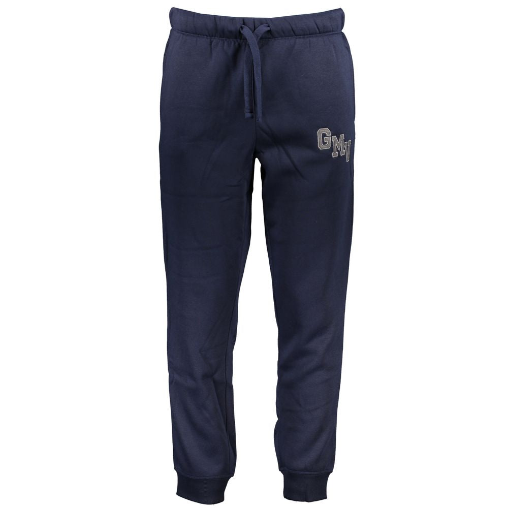 Gianmarco Venturi Blue Cotton Trousers
