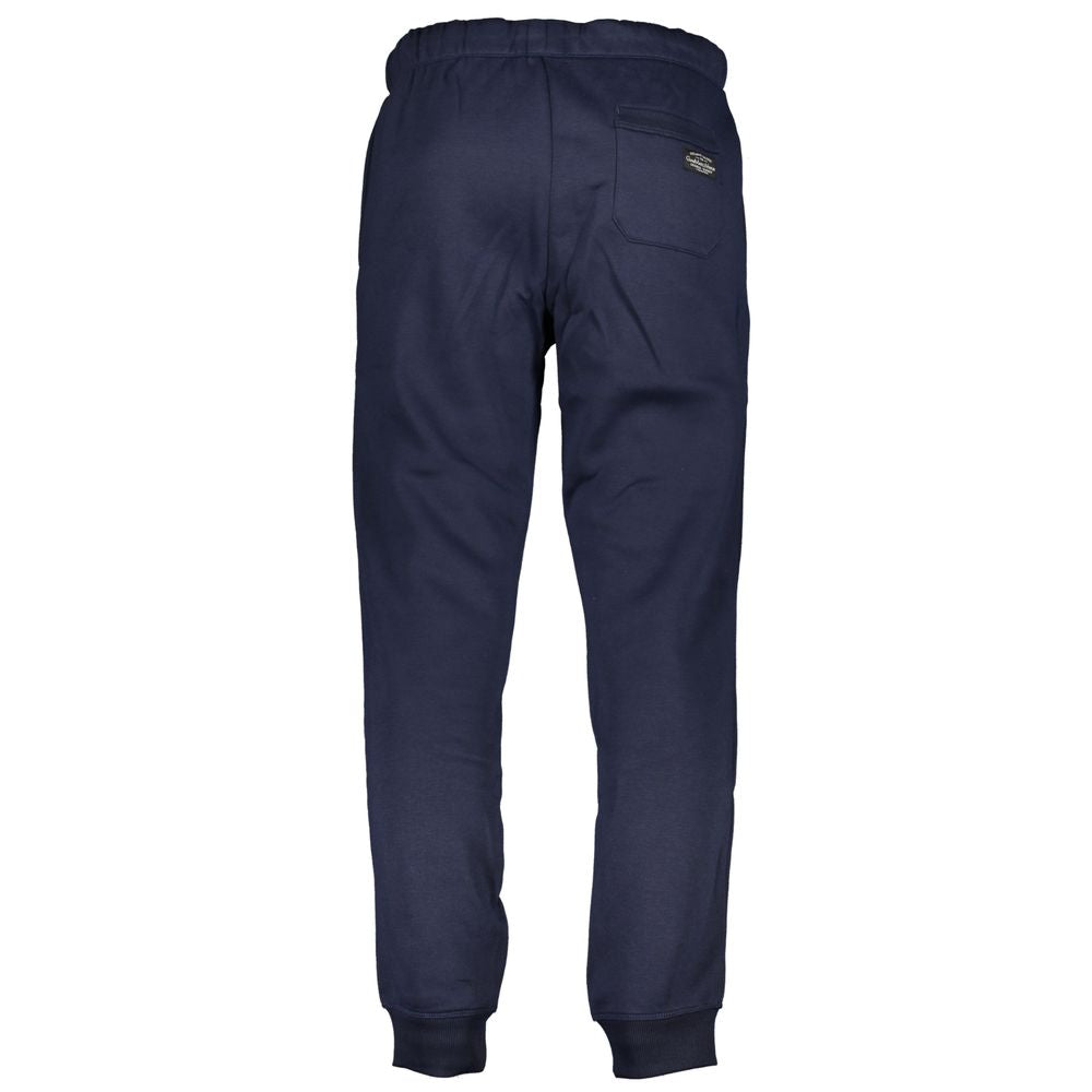 Gianmarco Venturi Blue Cotton Trousers