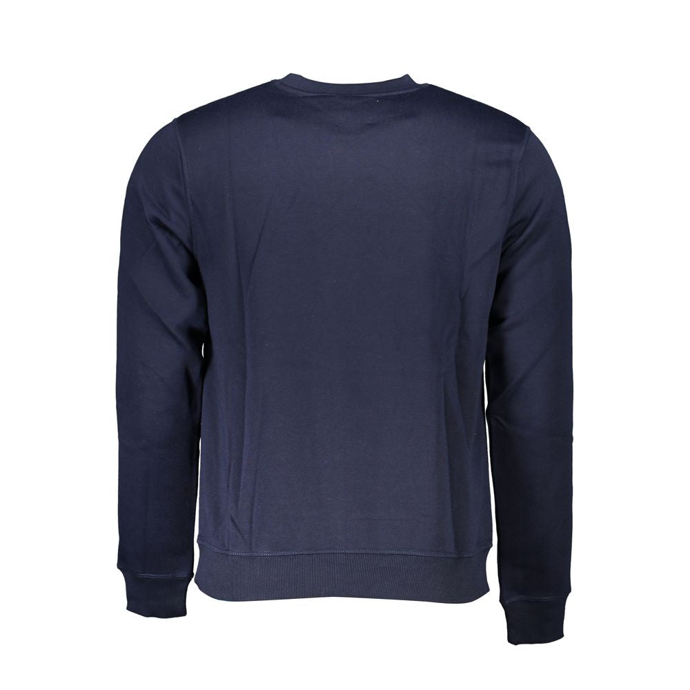 Gianmarco Venturi Blauer Herren-Sweatshirt aus Polyester